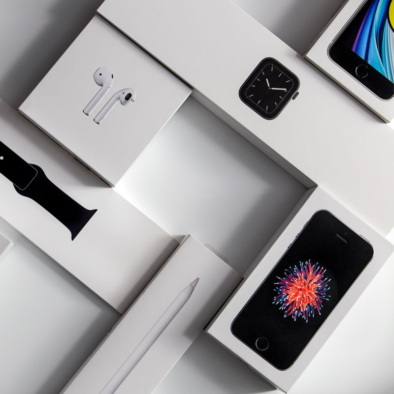 Apple product box designs